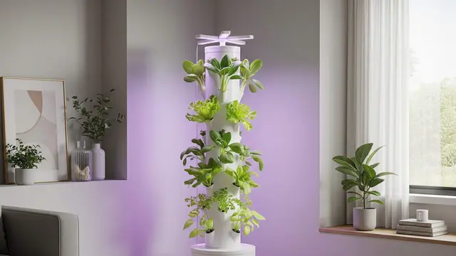 Ide Kebun Hidroponik Indoor Pakai Lampu LED Buat Rumah Minim Sinar Matahari