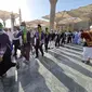 Jemaah haji diminta memprioritaskan ziarah Raudhah di Masjid Nabawi, Madinah sebelum melakukan ziarah ke lokasi ziarah lainnya. (Foto: MCH 2024)