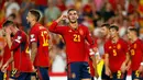 Skor berakhir 6-0 untuk kemenangan Spanyol. (AP Photo/Fermin Rodriguez)