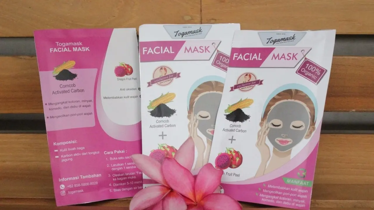 Masker Limbah Kulit Buah Naga