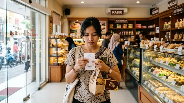 Selalu Cek Struk sebelum Keluar Toko (AI Generated)
