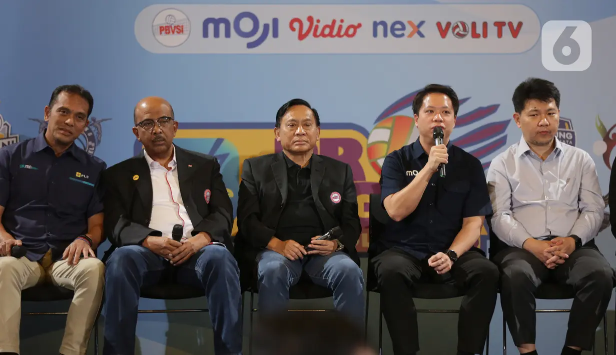 Diharapkan dengan dengan berlangsungnya Proliga musim ke-23 ini akan memunculkan bibit-bibit baru pebola voli yang nantinya bakal meregenerasi tim nasional Indonesia. (Liputan6.com/Helmi Fithriansyah)