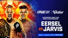 Siaran langsung ONE Fight Night 34 - Eersel vs Jarvis di Vidio akhir pekan ini. Jangan lewatkan pertarungan sengit dari Eersel vs Jarvis dalam ajang ONE Fight Night 34 akhir pekan ini hanya di layanan OTT Vidio. (sum. doc. vidio.com)