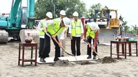 Jokowi meresmikan pembangunan Bandara Internasional Yogyakarta (Ahmad Romadoni/Liputan6.com)