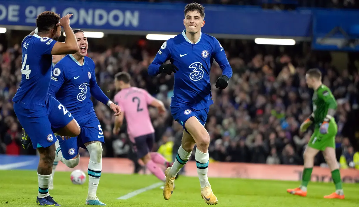 Kendati demikian Everton masih rawan degradasi karena berjarak tiga poin saja dengan tim di posisi paling buncit, Southampton. (AP Photo/Kirsty Wigglesworth)
