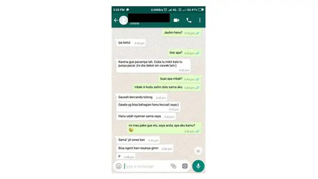 Cewek Labrak Orang yang Dekat (Sumber: Twitter)