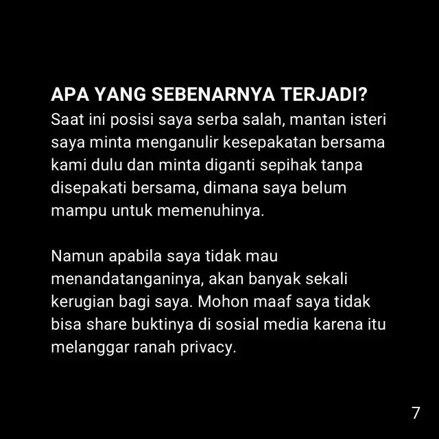 Pengakuan Steno Ricardo, mantan suami Mawar AFI