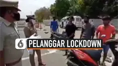pelanggar lockdown