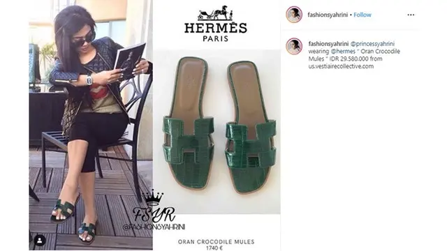 7 Koleksi Sepatu Mewah Syahrini, Ada yang Capai Rp 130 Juta