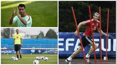 Cristiano Ronaldo dan sejumlah bintang top Eropa mulai menjalani persiapan di kamp latihan jelang Piala Eropa 2016 di Prancis. (AFP)