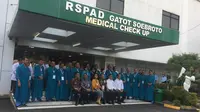 Capim KPK menjalani tes kesehatan di RSPAD Gatot Soebroto, Jakarta, Senin (26/8/2019). (Liputan6.com/ Muhammad Radityo Priyasmoro)