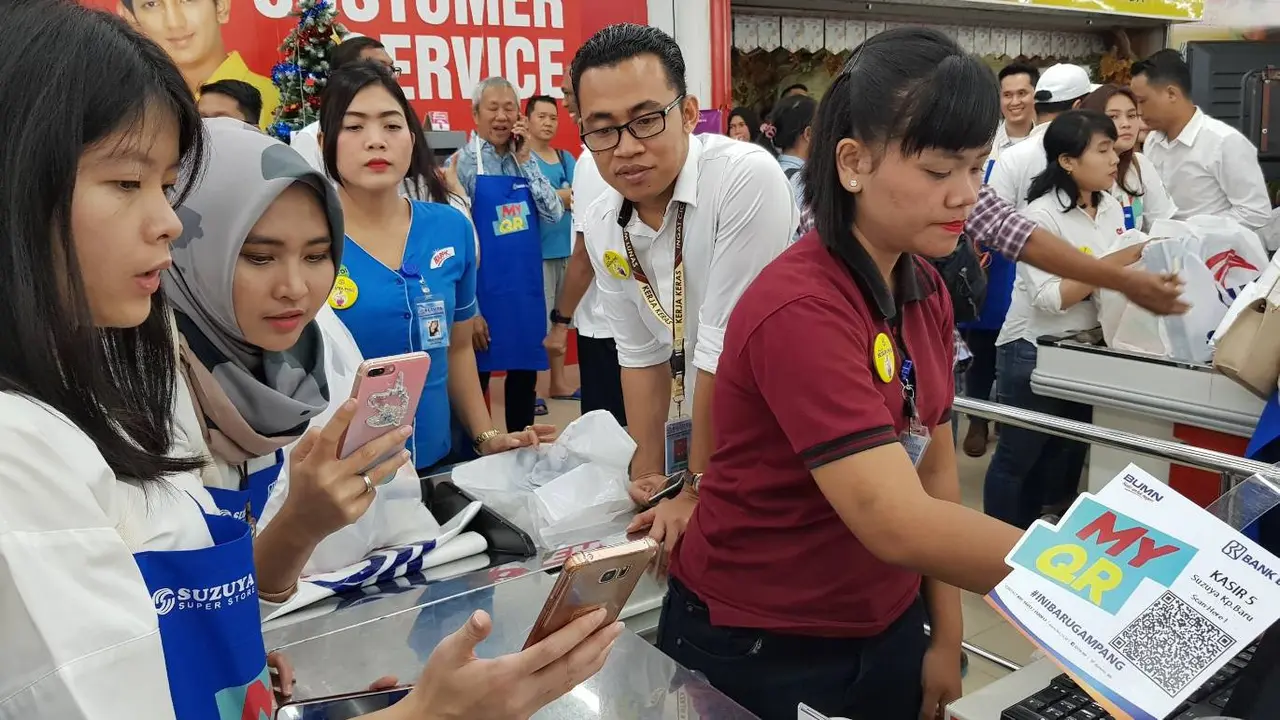 Belanja Pakai My QR BRI di Suzuya Medan