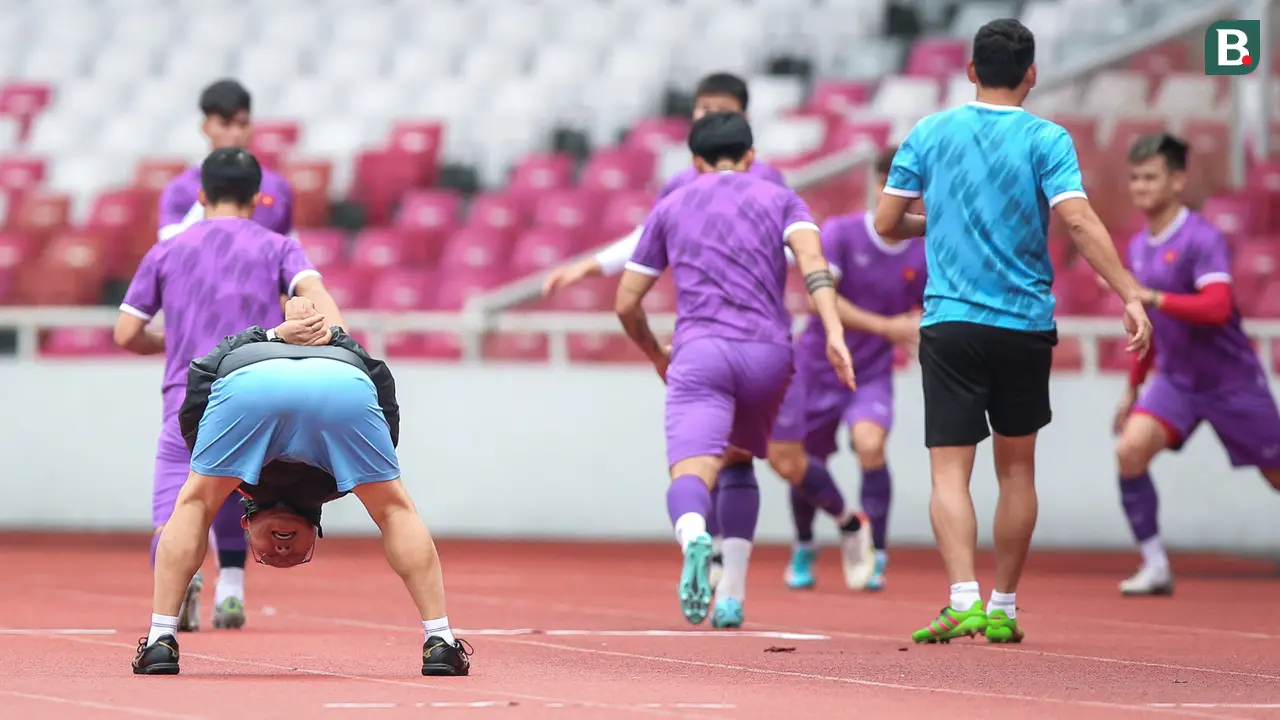 Foto: Ragam Polah dan Ekspresi Unik Park Hang-seo saat Latihan Resmi Jelang Semifinal Piala AFF 2022 Antara Timnas Indonesia Vs Vietnam