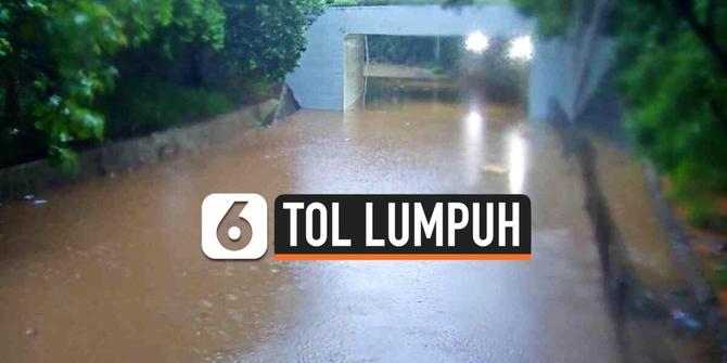 VIDEO: Terendam Air, Sebagian Ruas Tol Dalam Kota Lumpuh