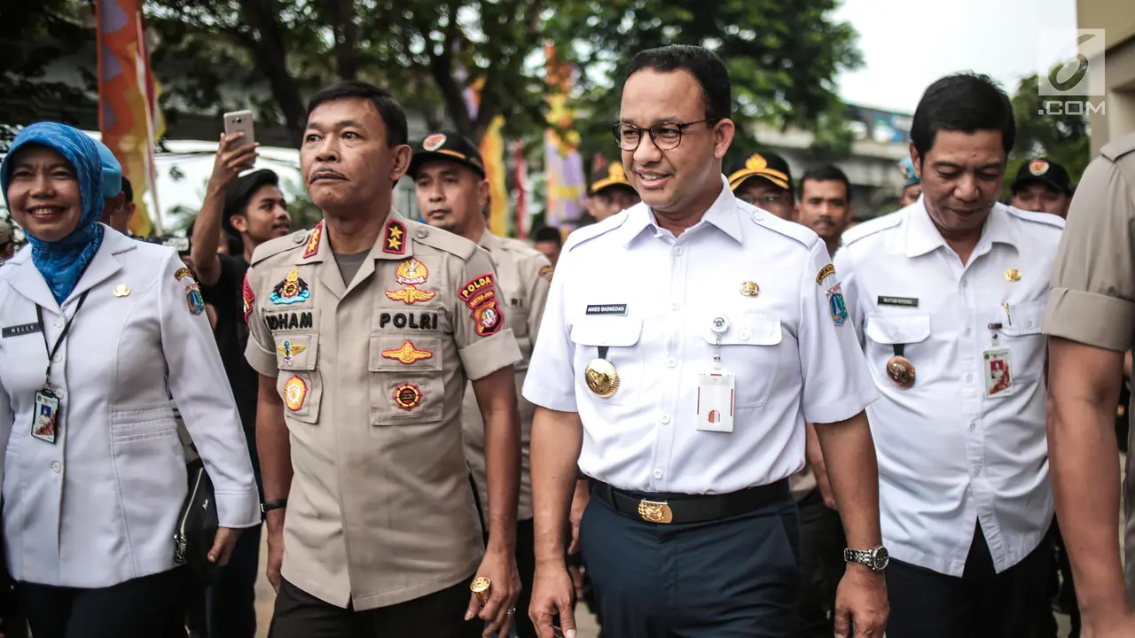 Rusun Promoter Polri 17 Lantai Diresmikan Gubernur DKI Jakarta Anies Baswedan