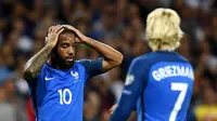 Alexandre Lacazette kecewa berat Prancis diimbangi tim lemah Luksemburg ( FRANCK FIFE / AFP)