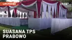 TPS Prabowo Bersolek, Puluhan TNI dan Polisi Jaga Ketat