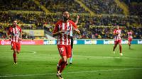 Pelatih Atletico Madrid, Diego Simeone, tak masalah kehilangan Yannick Carrasco pada Januari 2018. (AFP/Desiree Martin)
