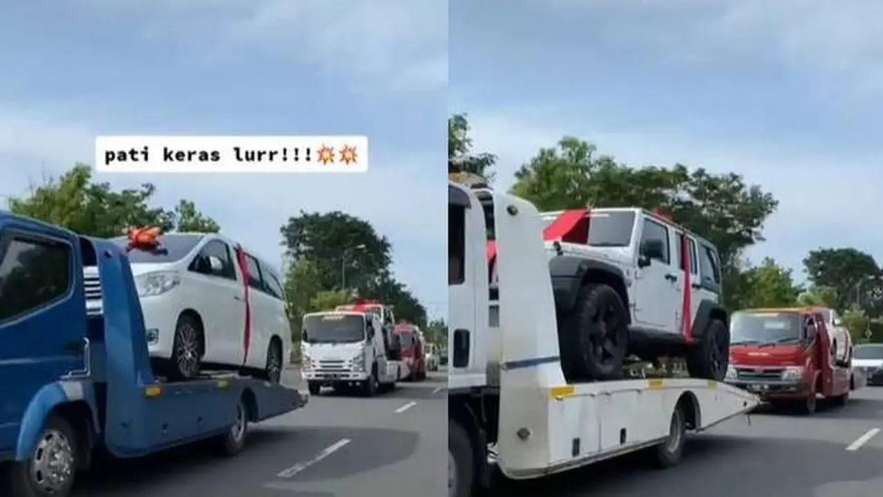 Anak Ulang Tahun, Sekdes di Pati Beri Kado Tiga Mobil Mewah Senilai Miliyaran Rupiah