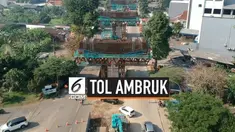 Setelah kejadian ambruknya tiang tol Bogor Outer Ring Road kemarin, kini penataan kembali lokasi terus dilakukan. Arus lalu lintas dibuka meskipun hanya satu lajur.