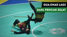 Pencak Silat kembali memberikan dua medali emas dari kelas 55-60kg putra oleh Hanifan Yudani dan 50-55 kg putri oleh Wewey Wita di Asian Games 2018.