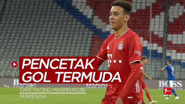 Berita video para pencetak gol termuda dari masing-masing klub di Bundesliga, termasuk wonderkid Bayern Munchen, Jamal Musiala.