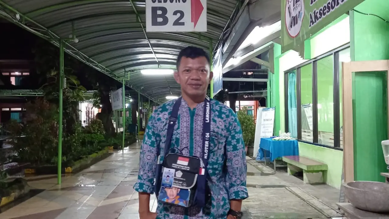 Fatchul Supriyanto, jemaah haji yang tergabung dalam kelompok terbang (kloter) 3. (Liputan6.com/ ist)