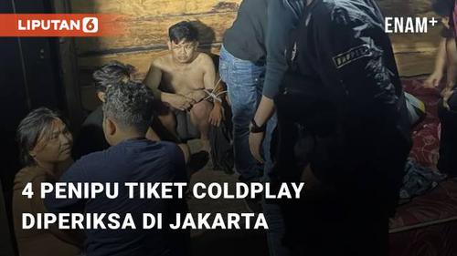 VIDEO: 4 Penipu Tiket Coldplay Diterbangkan ke Jakarta untuk Jalani Pemeriksaan