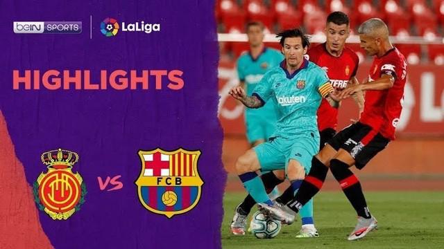 Berita video highlights La Liga antara Barcelona melawan Mallorca yang berakhir dengan skor 4-0, Minggu (14/6/2020) dini hari WIB.