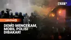 Bentrok antara pengunjuk rasa dan aparat kepolisian terjadi pada Sabtu di Turin, Italia, saat demonstrasi menentang penggusuran pusat komunitas Askatasuna.