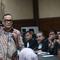 Mantan Wakil Menteri Ketenagakerjaan (Wamenaker), Immanuel Ebenezer Gerungan alias Noel, saat mengikuti sidang pembacaan tuntutan dari Jaksa Penuntut Umum (JPU) atas kasus dugaan pemerasan dan penerimaan gratifikasi terkait pengurusan sertifikasi Keselamatan dan Kesehatan Kerja (K3) di lingkungan kementerian Ketenagakerjaan di Pengadilan Tindak Pidana Korupsi, Jakarta, Senin (18/5/2026). (Kapanlagi.com/Budy Santoso)