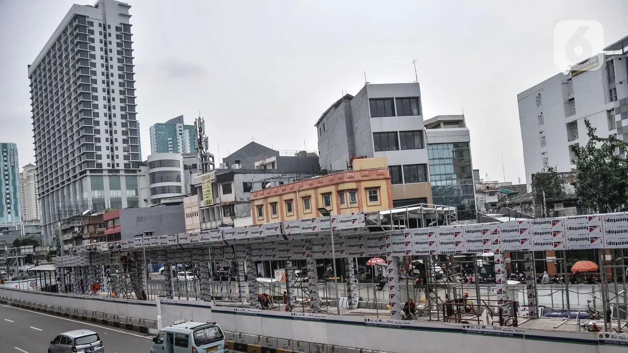 Pembangunan MRT Fase 2 Glodok-Kota