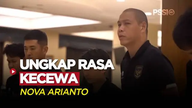 VIDEO: Nova Arianto Ungkapkan Rasa Kecewa Saat Indonesia Gagal Jadi Tuan Rumah Piala Dunia U-20 2023