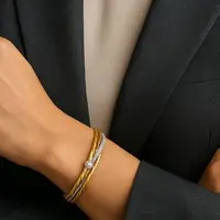 Ilustrasi Gelang Twist Kombinasi (Sumber Gambar: ChatGPT)