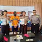 Seseorang yang mengaku wartawan media cetak diamankan aparat Polres Madiun lantaran melakukan pemerasan terhadap seorang guru SD di Karangrejo, Madiun. (Foto: Solopos.com)