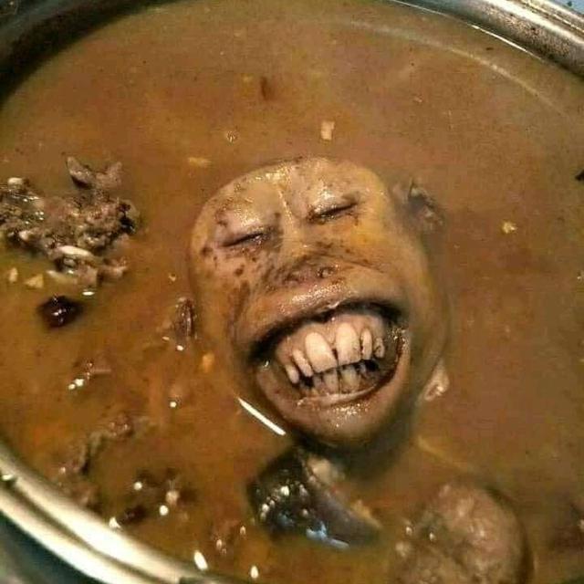 6 Potret Makanan Pakai Menu Kepala Hewan Ini Nyeleneh, Bikin Takut Disantap