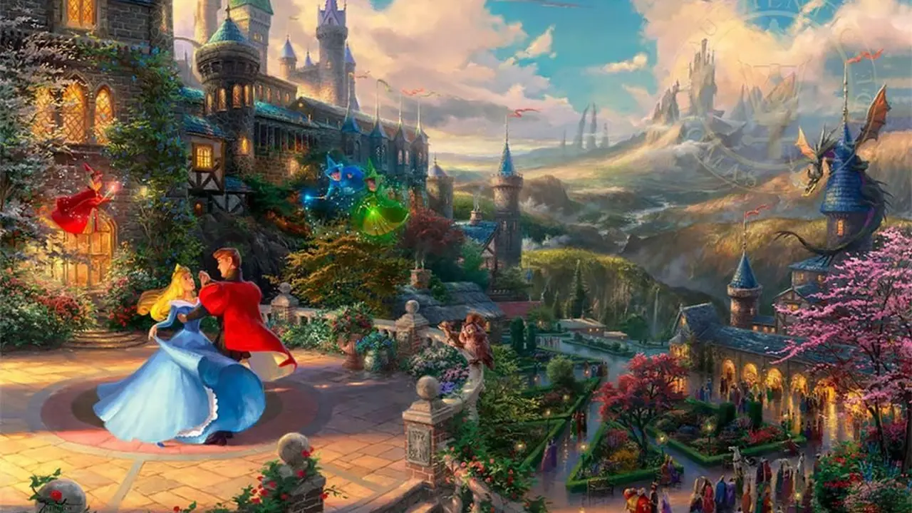 Seperti dalam Film, 7 Potret Lukisan Disney Ini Terlihat Sempurna