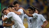 Timnas Israel saat tampil di Piala Eropa U-19 2022. (AFP/Vladimir Simicek)