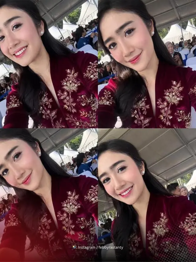 Gaya Febby Rastanty di Hari Bhayangkara ke-79 (Foto: Instagram @febbyrastanty)
