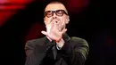 Penyanyi dan bintang pop Inggris George Michael meninggal dunia pada Minggu (25/12) dalam usia 53 tahun. Sejumlah laporan menyebutkan, Michael meninggal dunia di rumahnya, di Oxfordshire, Inggris, tepat di hari Natal. (REUTERS/Tobias Schwarz/File photo)