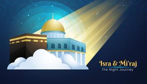 Ilustrasi Isra Miraj. (Photo Copyright by Freepik)