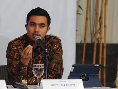 Lingkaran Survei Indonesia (LSI) mengadakan konferensi pers terkait Pilkada oleh DPRD, Jakarta, Selasa (9/9/2014) (Liputan6.com/Andrian M Tunay)