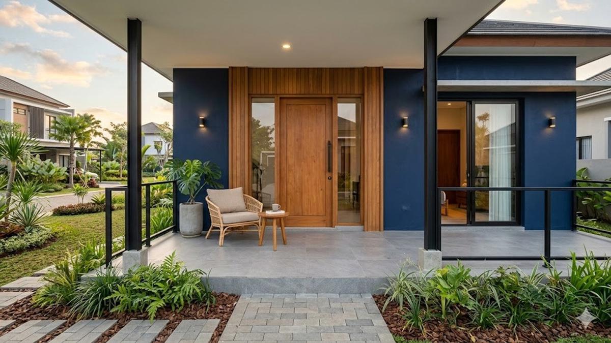 10 Warna Cat Teras Rumah Minimalis Modern Anti Noda Hujan, Tampilan Tetap Bersih dan Tahan Lama