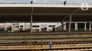 Salah satu dari empat stasiun yang dibangun KCIC dan menjadi magnet perhatian adalah Stasiun Karawang. (Liputan6.com/Herman Zakharia)
