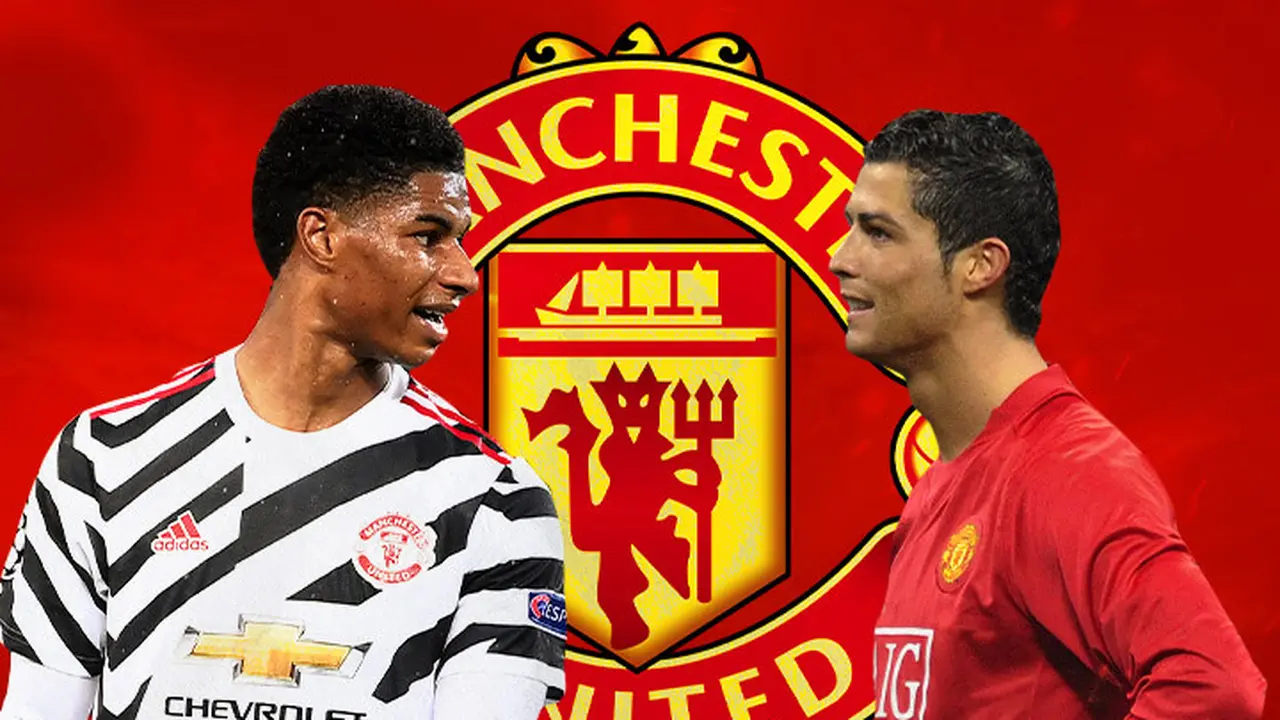 Manchester United - Marcus Rashford dan Cristiano Ronaldo