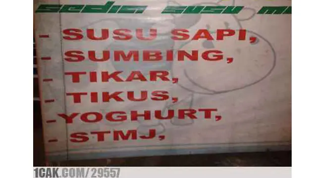 Deretan Daftar Menu Paling Absurd, Bikin Kesal Sekaligus Baper
