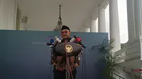 Menteri Pendidikan Dasar dan Menengah (Mendikdasmen) Abdul Mu'ti di Kompleks Istana Kepresidenan, Jakarta, Selasa (26/11/2024). (Tim News).