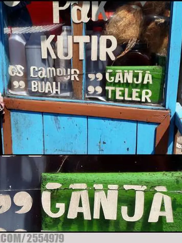 6 Cara Promosi Penjual Es Campur Ini Nyeleneh, Bikin Ngakak