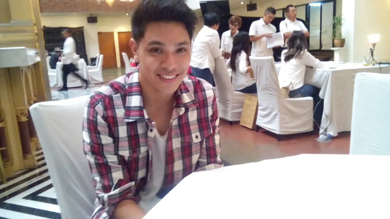 Pembalap Trident, Philo Paz Patric Armand (Liputan6.com / Jonathan Pandapotan)