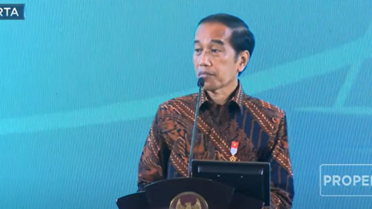 Presiden Jokowi dalam Pembukaan Sarasehan 100 Ekonom Indonesia 2022: Normalisasi Kebijakan Menuju Pemulihan Ekonomi Indonesia di Jakarta, Rabu (7/9/2022).